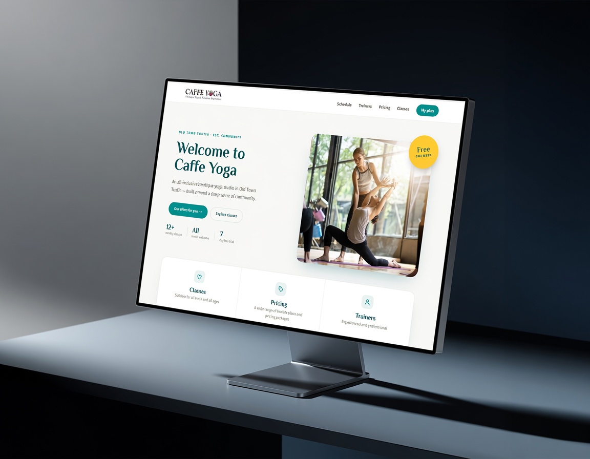 The homepage and schedule experience with a focus on information hierarchy, accessibility, and conversion.